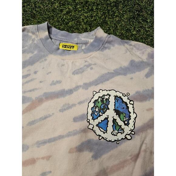 Chinatown Market Peace On Earth Tie Dye Graphic T-Shirt Size M - Picture 4 of 7